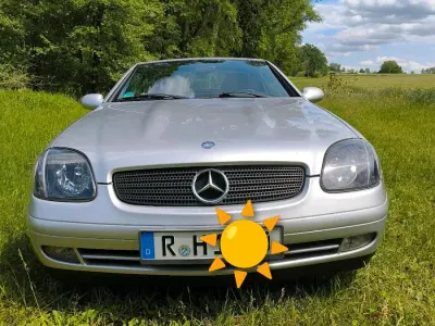 Gebraucht Mercedes SLK200 191 PS (140 kW) 1998 Silber Cabrio