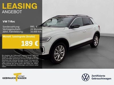 Second-hand VW T-Roc Goal 150 CP (110 kW) 2025 Alb SUV