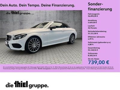 Weiß Gebraucht 2017 Mercedes C43 AMG AMG Cabrio | 36.590 € (Fairer Preis)
