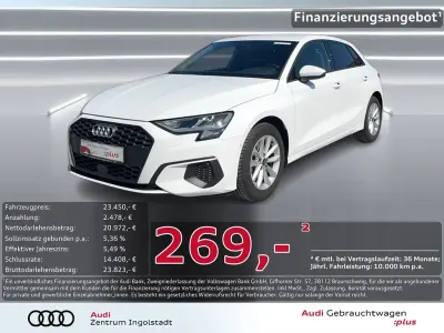 Gebraucht Audi A3 Comfort 150 PS (110 kW) 2023 Weiß Limousine