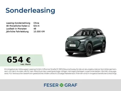 Neu Audi Q4 e-tron Performance 210 kW (286 PS) 2026 Salbeigrün metallic SUV