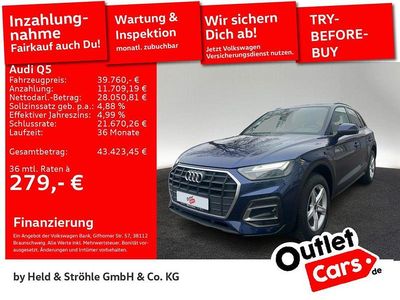 Gebraucht Audi Q5 204 PS (150 kW) 2023 Navarrablau metallic SUV