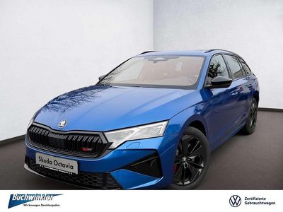 Neu Skoda Octavia RS 265 PS (194 kW) 2025 Raceblau metallic Kombi
