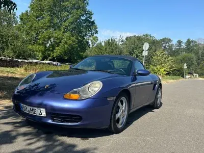 Gebraucht Porsche 986 Boxster 204 PS (150 kW) 1997 Blau Cabrio