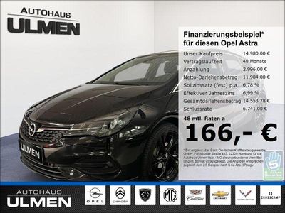 Schwarz Gebraucht 2021 Opel Astra Elegance Limousine | 14.980 € (Teuer)