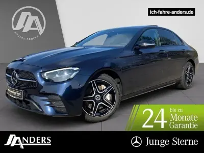 Gebraucht Mercedes E300 AMG 194 PS (142 kW) 2022 Blaulack nautikblau Limousine