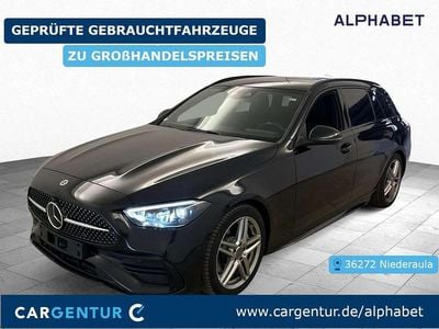 Gebraucht Mercedes C200 AMG line 163 PS (119 kW) 2023 Obsidianschwarz Kombi