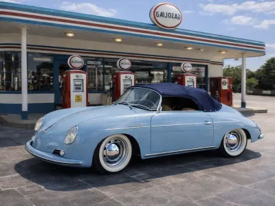 Gebraucht Porsche 356 Speedster 85 PS (62 kW) 1957 Blau Cabrio