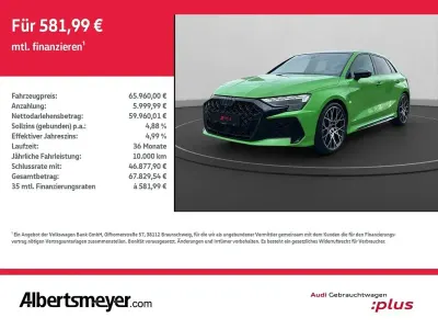 Usata Audi RS3 Ambiente 400 CV (294 kW) 2025 Verde Berlina
