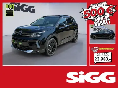 Gebraucht Citroën C5 Aircross 136 PS (100 kW) 2024 Lackierung schwarz perla nera/typ aussen (metallic) SUV