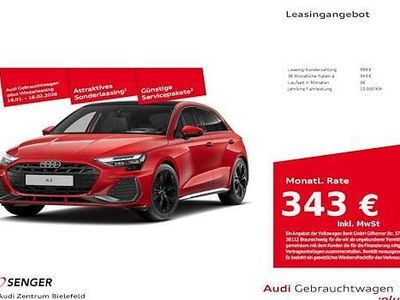 Rot Gebraucht 2025 Audi A3 S-Line Limousine | 36.990 € (Etwas zu teuer)