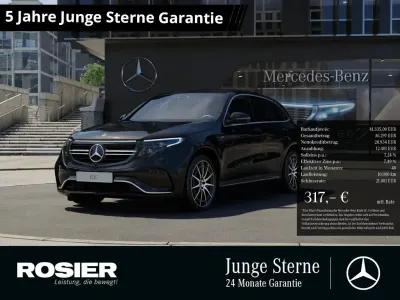 Gebraucht Mercedes EQC400 AMG 300 kW (408 PS) 2022 Schwarz / obsidianschwarz SUV