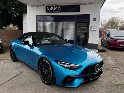 Gebraucht Mercedes SL43 AMG AMG 381 PS (280 kW) 2022 Blau Cabrio