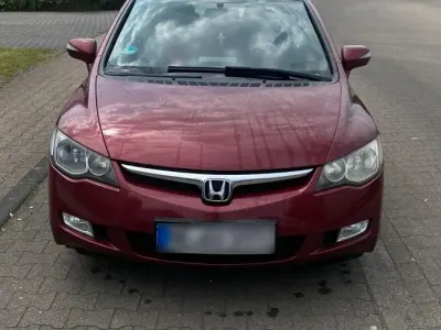 Gebraucht Honda Civic 116 PS (85 kW) 2007 Rot Limousine