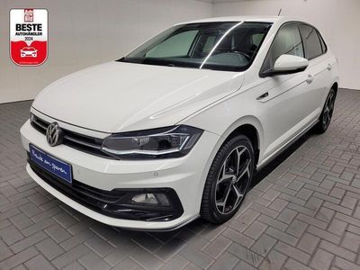 Gebraucht VW Polo Highline 95 PS (69 kW) 2019 Weiß (purweiss) Kleinwagen
