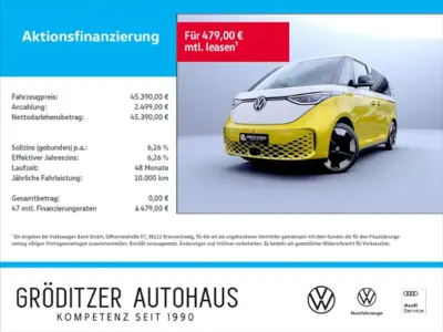 Gebraucht VW ID. Buzz Pro 150 kW (204 PS) 2023 Weiß Van / Kleinbus