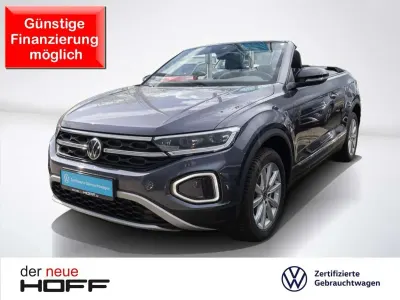 Gebraucht VW T-Roc Cabriolet Style 150 PS (110 kW) 2025 Rauchgrau metallic schwarz Cabrio