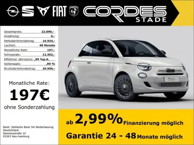 Neu Fiat 500 Icon 65 PS (47 kW) 2026 Weiß Limousine