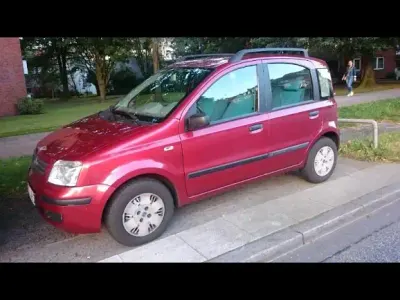 Brugt Fiat Panda 60 HK (44 kW) 2004 Rød Hatchback