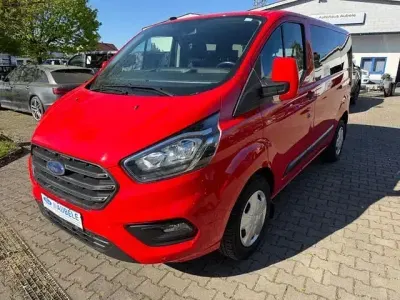 Second-hand Ford Transit Custom Trend 105 CP (77 kW) 2021 Roșu Monovolum