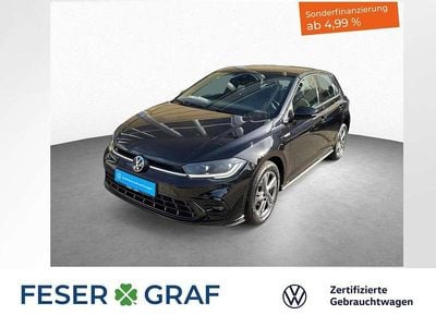 Deep black perleffekt Gebraucht 2024 VW Polo R-line Limousine | 20.450 € (Guter Preis)
