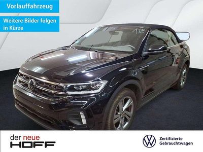 Gebraucht VW T-Roc Cabriolet R-line 150 PS (110 kW) 2025 Deep black perleffekt schwarz Cabrio