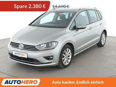 Gebraucht VW Golf Sportsvan LOUNGE 125 PS (91 kW) 2015 Silber Van / Kleinbus