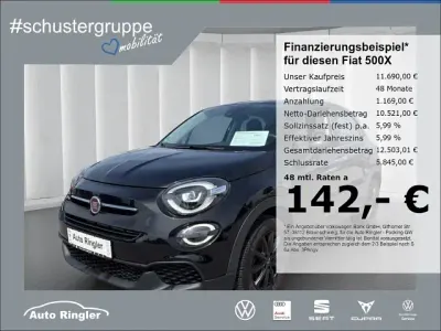 Gebraucht Fiat 500X Urban 120 PS (88 kW) 2019 Cinema schwarz) (schwarz SUV