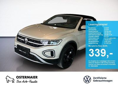 Gebraucht VW T-Roc Cabriolet Style 150 PS (110 kW) 2025 Ivory silver metallic Cabrio