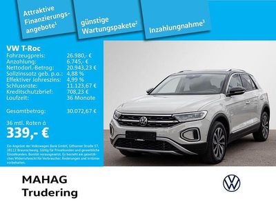 Second-hand VW T-Roc Style 150 CP (110 kW) 2023 Gri SUV