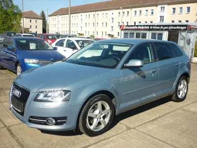 Brugt Audi A3 Ambition 105 HK (77 kW) 2012 Blå Hatchback