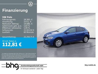 Gebraucht VW Polo Life 80 PS (58 kW) 2025 Blau Limousine