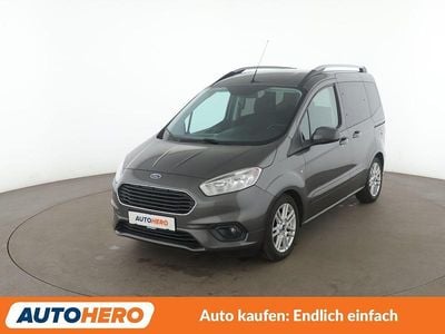 Gebraucht Ford Tourneo Courier Titanium 101 PS (74 kW) 2019 Grau Van / Kleinbus