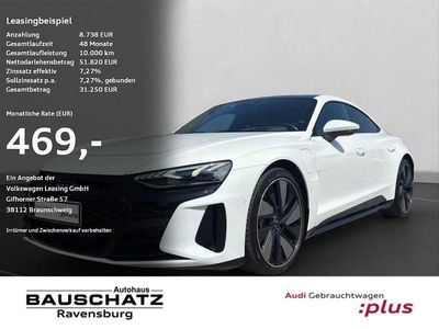 Ibisweiß Gebraucht 2022 Audi e-tron GT quattro Comfort Limousine | 49.920 € (Etwas zu teuer)