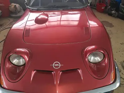 Brugt Opel GT S 100 HK (73 kW) 1971 Rød Coupe