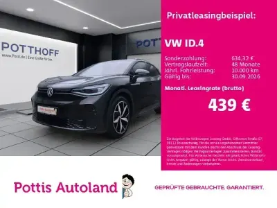 Gebraucht VW ID.4 GTX 219 kW (299 PS) 2022 Mythosschwarz metallic SUV