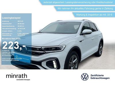 Gebraucht VW T-Roc R-line 110 PS (80 kW) 2022 Weiß SUV