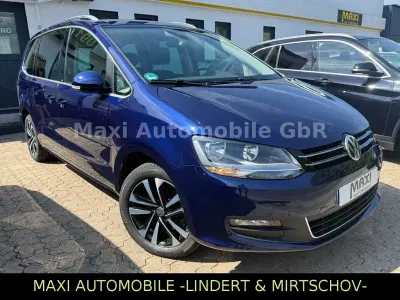 Gebraucht VW Sharan United 177 PS (130 kW) 2020 Blau Van / Kleinbus