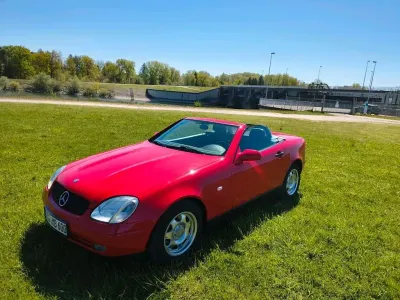 Brugt Mercedes SLK200 136 HK (100 kW) 1999 Rød Cabriolet