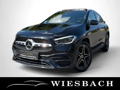 Gebraucht Mercedes GLA250 AMG line 224 PS (164 kW) 2022 Kosmosschwarz  metalliclack SUV