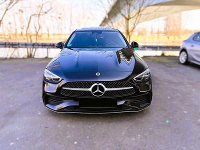 Gebraucht Mercedes C220 AMG 200 PS (147 kW) 2023 Schwarz Limousine