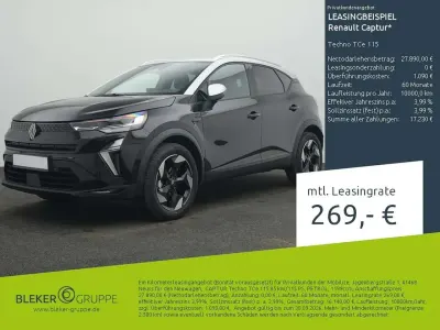 Neu Renault Captur Techno 116 PS (85 kW) 2026 Dezirrot + schwarz SUV