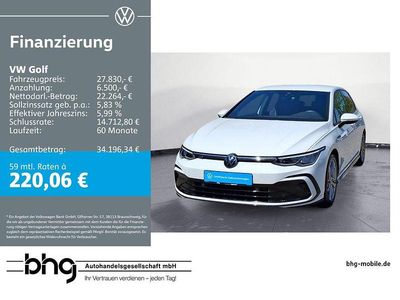 Usata VW Golf VIII R-line 150 CV (110 kW) 2024 Bianco Berlina