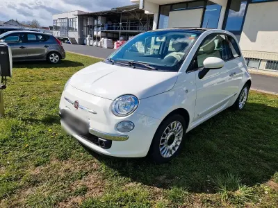 Second-hand Fiat 500 Lounge 69 CP (50 kW) 2014 Alb Hatchback