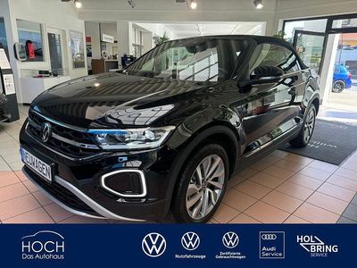 Neu VW T-Roc Cabriolet Goal 150 PS (110 kW) 2025 Deep black perleffekt / schwa Cabrio