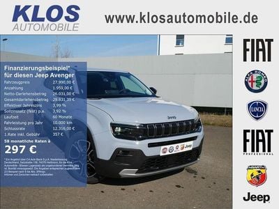 Grau Neu 2025 Jeep Avenger Summit SUV | 27.990 € (Fairer Preis)