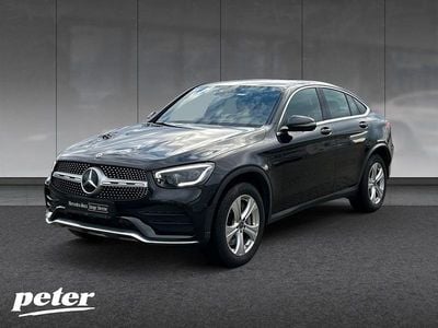 Gebraucht Mercedes GLC300e AMG 194 PS (142 kW) 2021 Metalliclack obsidianschwarz m Coupé