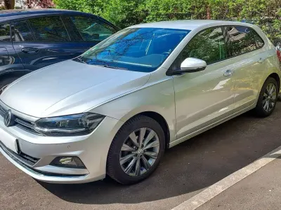 Gebraucht VW Polo Highline 95 PS (69 kW) 2018 Silber Kleinwagen