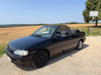 Gebraucht Ford Escort Cabriolet 105 PS (77 kW) 1991 Schwarz Cabrio