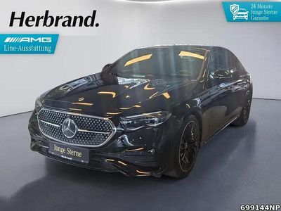 Gebraucht Mercedes E220 Night 205 PS (150 kW) 2025 Metalliclack obsidianschwarz Limousine